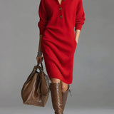 Janice | Elegante trui-jurk