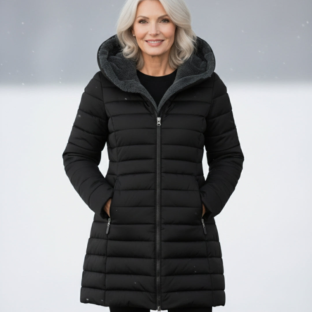 Clair | Gevoerde Pufferjas met Fleece
