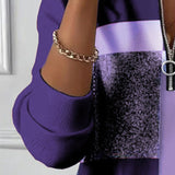 Casual Trui met Halve Rits en Print