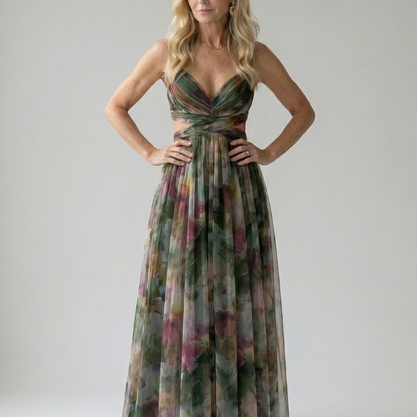 Isel | Zachte Wrap Maxi Jurk