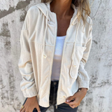 Yara - Cord Jack met Capuchon en Ritssluiting