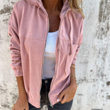 Yara - Cord Jack met Capuchon en Ritssluiting