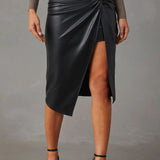 Lena |  Open Leren Rok