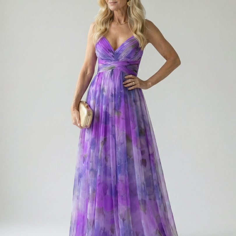 Isel | Zachte Wrap Maxi Jurk