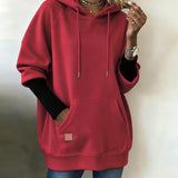 Casual Stijlvolle Losse Hoodie