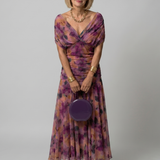Calen | Off Shoulder Flow Midi Jurk