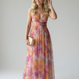 Isel | Zachte Wrap Maxi Jurk