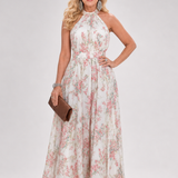 Guinevere | Bloemenprint Vloeiende Midi-Jurk
