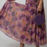 Calen | Off Shoulder Flow Midi Jurk