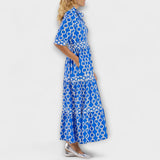 Juliette - Midi-jurk met kettingpatroon