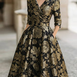 Meghan | Bloemen Midi Jurk