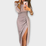 Lena - Elegante Off-Shoulder Jurk