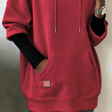 Casual Stijlvolle Losse Hoodie