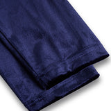 Elissa | Donkerblauwe Midi-jurk met Lange Mouwen