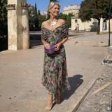 Mikaela | Off Shoulder Maxi Jurk