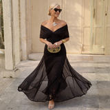 Mikaela | Off Shoulder Maxi Jurk