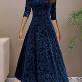 Denise | Fluwelen elegante jurk