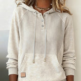 Casual Hoodie Met Lange Mouwen