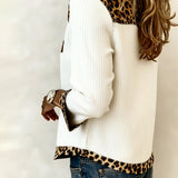 Top met Luipaard V-Hals