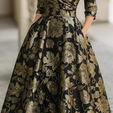 Meghan | Bloemen Midi Jurk