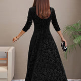 Denise | Fluwelen elegante jurk