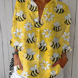 Franka – Bijen Bloesem Blouse