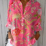 Floriana – Tropische Bloemen Blouse