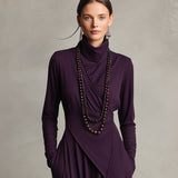 Natalie | Elegante gedrapeerde jurk