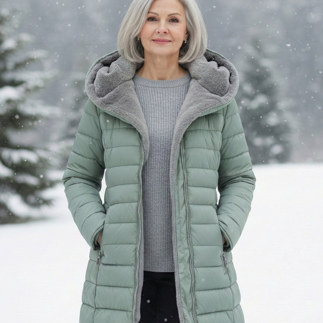 Clair | Gevoerde Pufferjas met Fleece