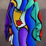 Allira | Luxe cardigan geïnspireerd op kunst