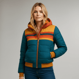 Sentra | De Retro Regenboog Pufferjas