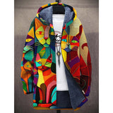 Elandra | Luxe cardigan geïnspireerd op kunst