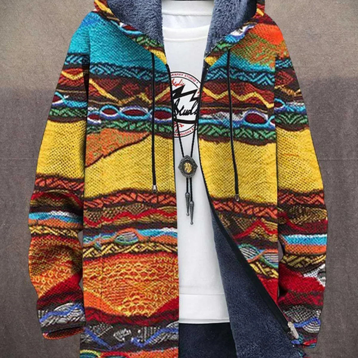 Elouera | Luxe cardigan geïnspireerd op kunst