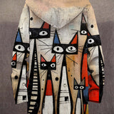 Kiara | Luxe cardigan geïnspireerd op kunst