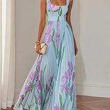 Liviana | Plissé Maxi-jurk