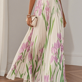 Liviana | Plissé Maxi-jurk