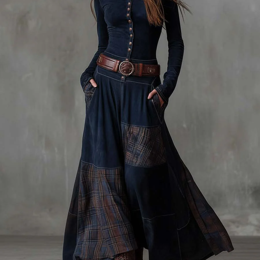 Michelle | Suède jurk met riem