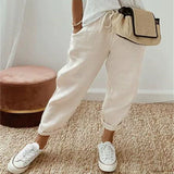 Sofie – Ademende Linnen Pantalon, Casual en Stijlvol (Beige)