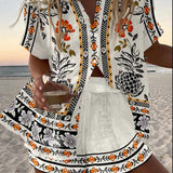 Irella – Korte Zomeroutfit in Bloemenpatroon