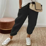 Sofie – Ademende Linnen Pantalon, Casual en Stijlvol (Zwart)
