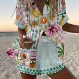 Maevin – Korte Zomersuit met Fruitprint