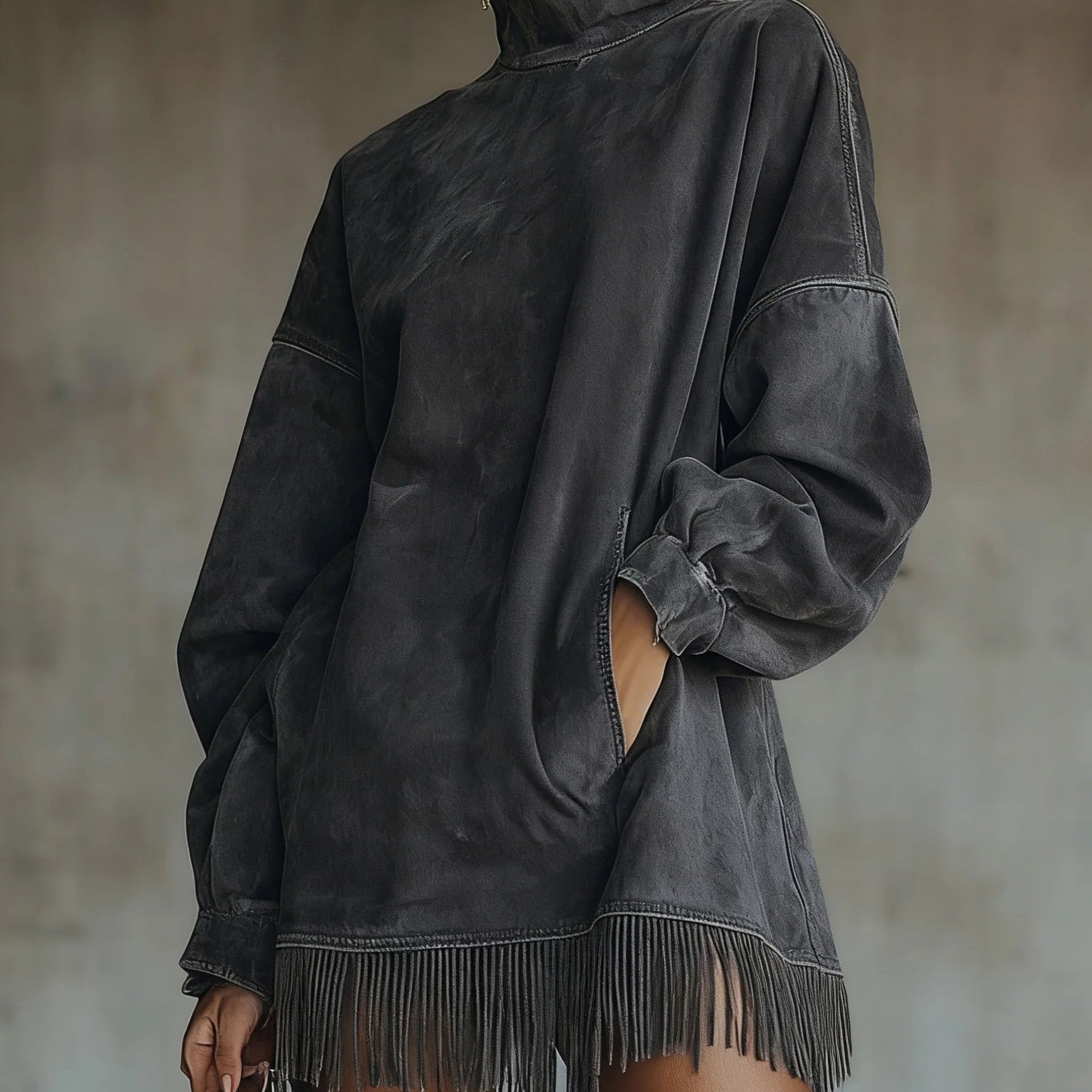 Sheri | Gezellige Fringe Jurk