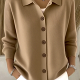 Nora - Gebreide blouse met knopen