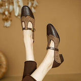 Chloé - Vintage Leren Schoenen met Gesp