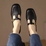 Ysolenne - T-Bandschoenen met Vintage Elegantie