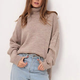 Oversized Trui met Split