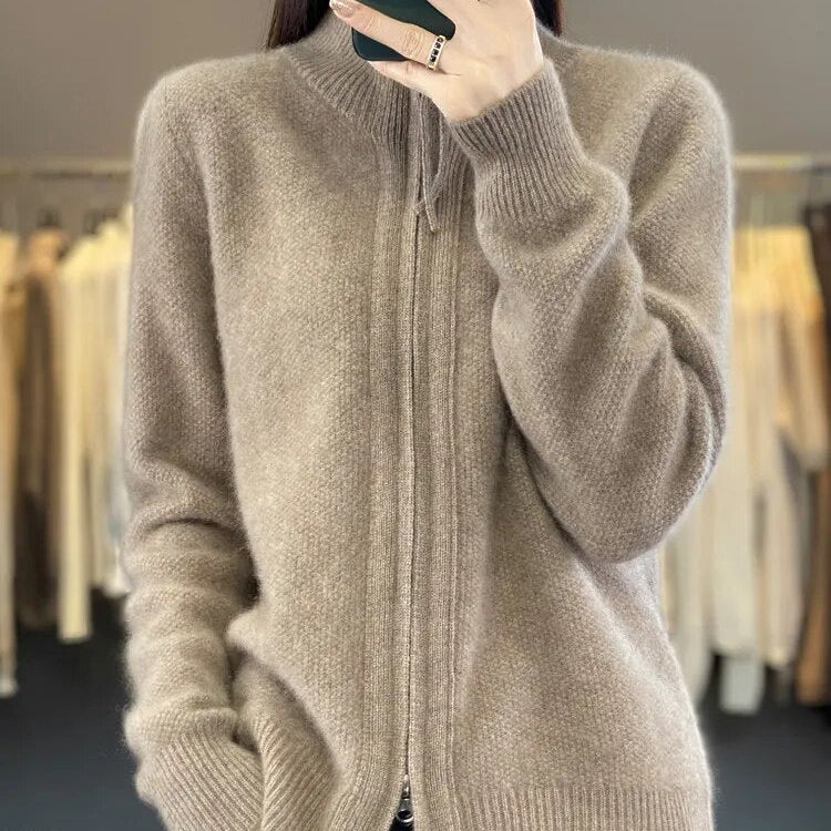 Cozy Zip-Up Cardigan