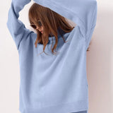 Oversized Trui met Split