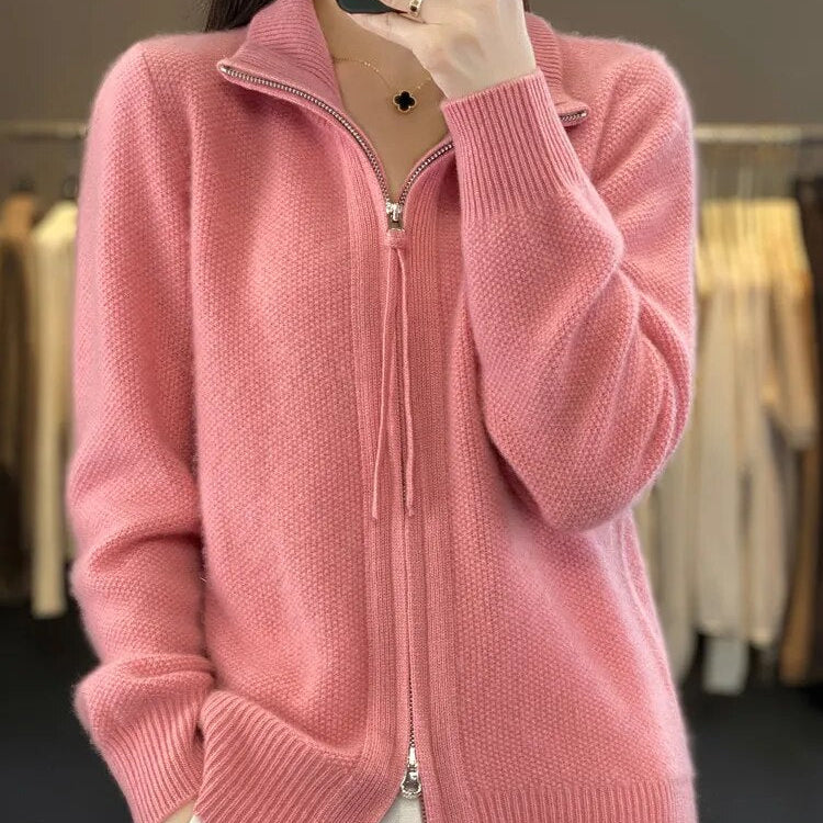Cozy Zip-Up Cardigan