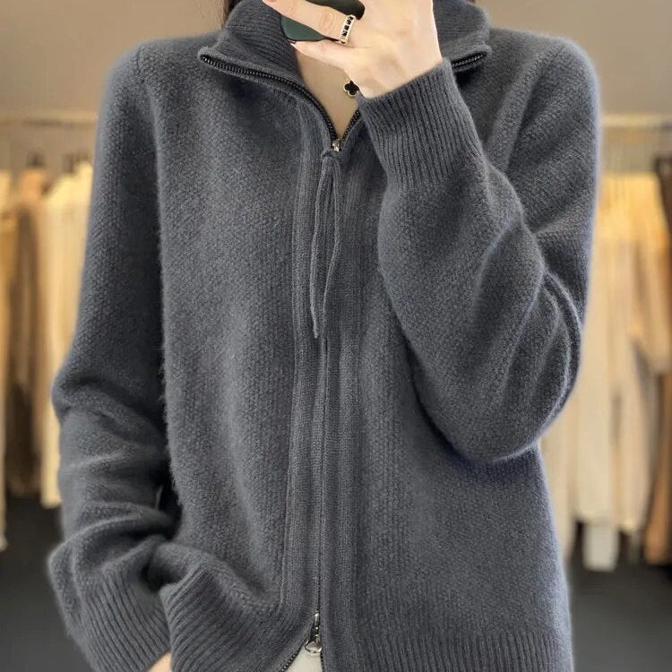 Cozy Zip-Up Cardigan